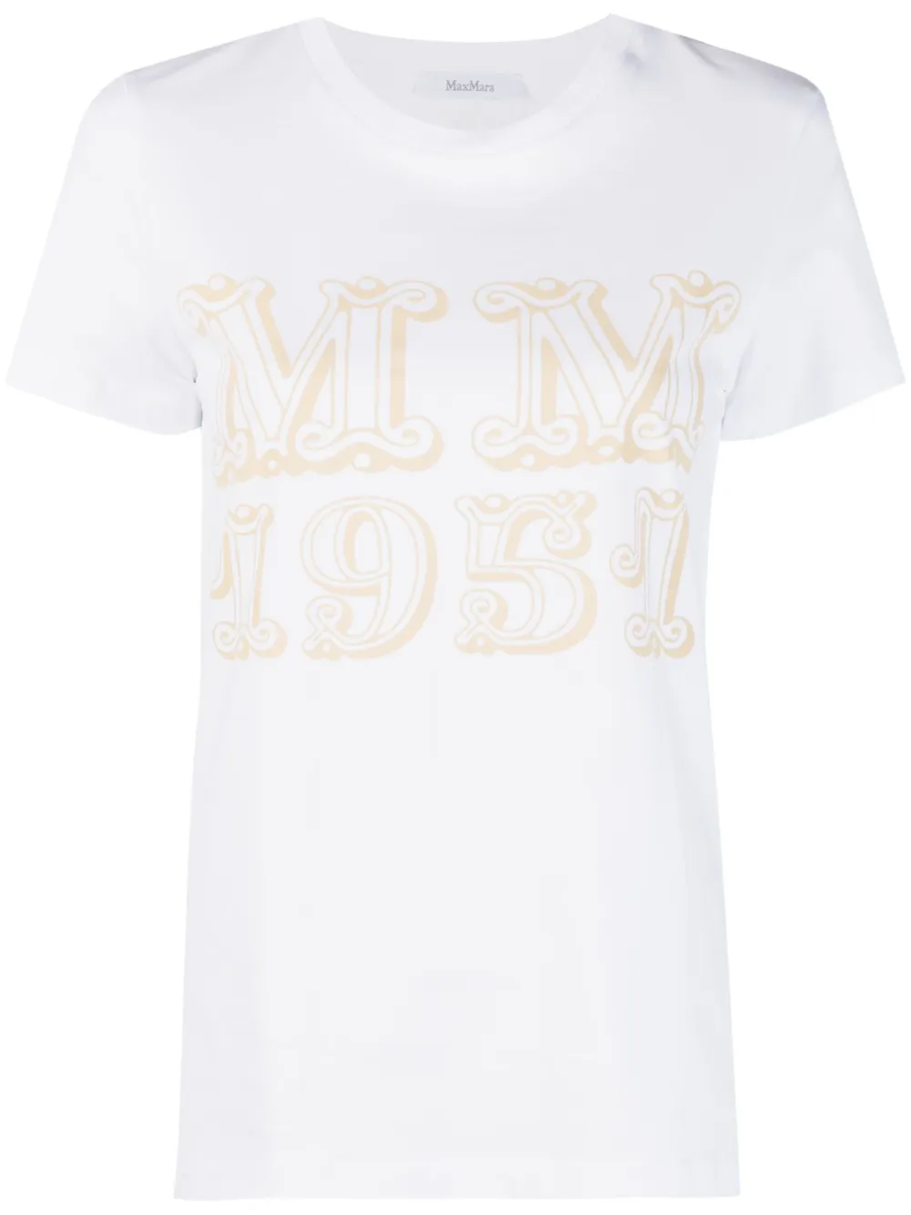 

Футболка с логотипом MAX MARA, белый