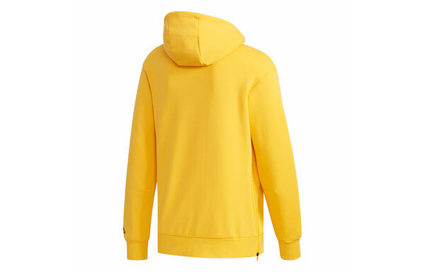 Толстовка adidas 02 HS Casual Sports Hooded Sweater Men Gold, желтый — фото 2
