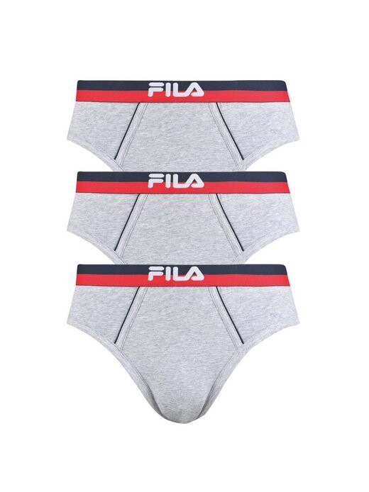 

Трусы, упаковка из 3 шт. Fila, серый