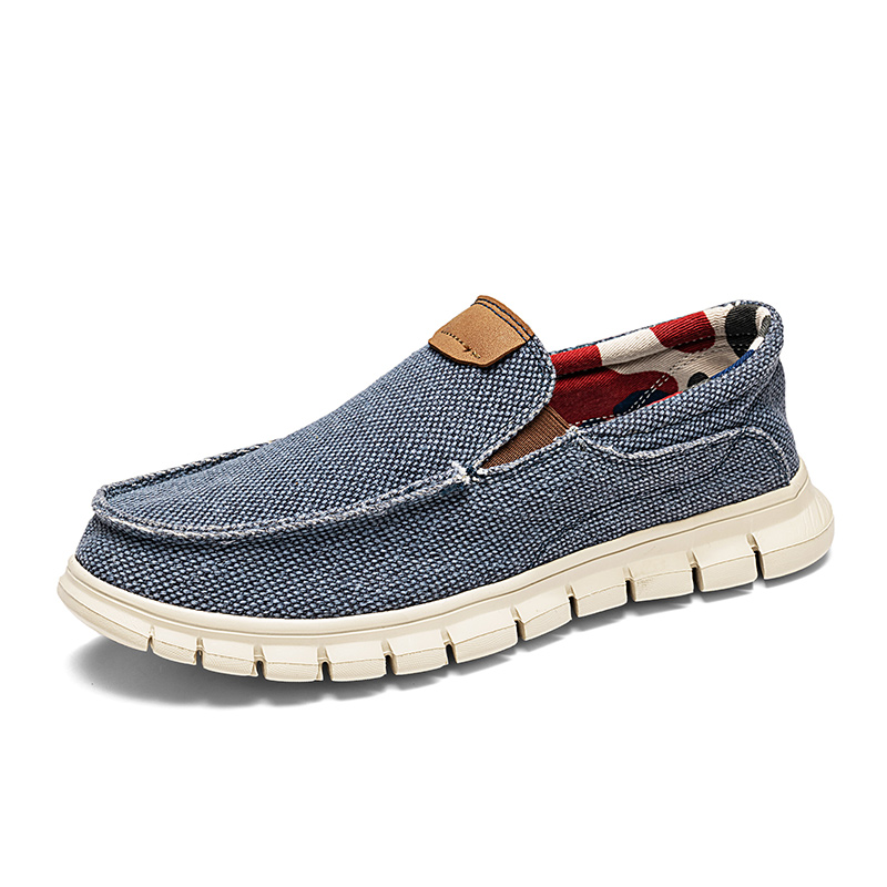 

SENGUIBUCK Дышащие легкие низкие кеды мужские деним синие, цвет Denim Blue