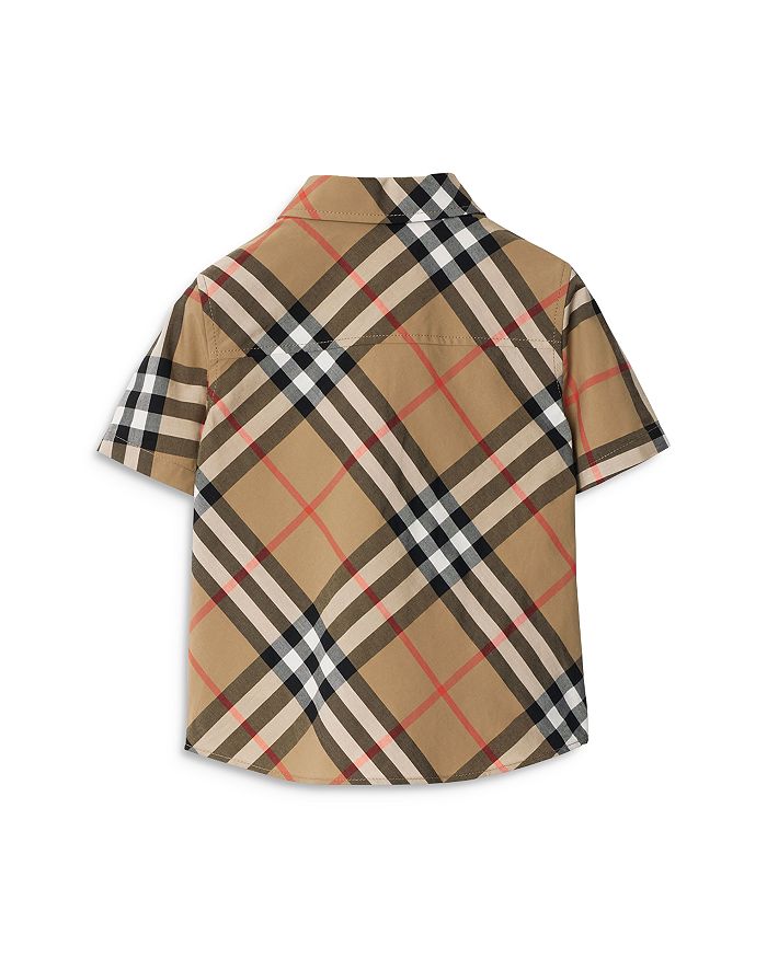 Рубашка Owen Burberry в клетку для мальчиков - Baby, коричневый/бежевый — фото 3