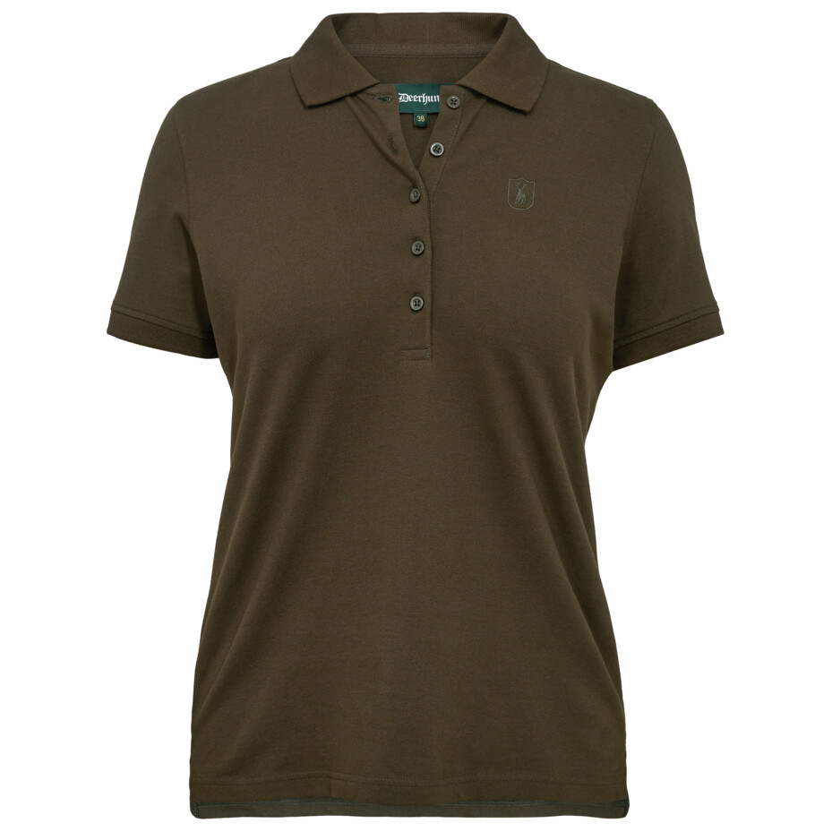 

Рубашка поло Deerhunter Women's Harriet Poloshirt, цвет Deep Green