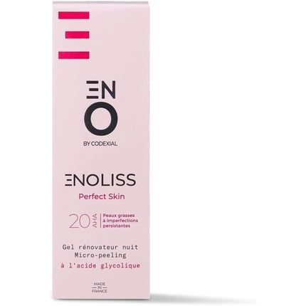 Пилинг Codexial — Enoliss Perfect Skin 20 AHA Микропилинг Ночной Восстанавливающий Гель, 30 мл — фото 3