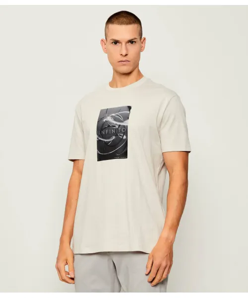 

Футболка Regular fit Armani Exchange, бежевый