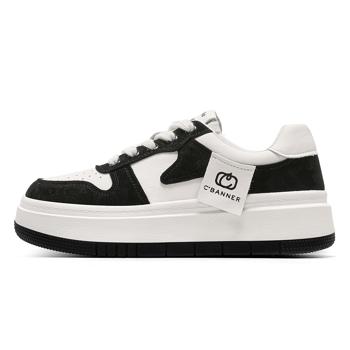 

Кроссовки C°BANNER Skateboarding Shoes Women's Low-top Black, черный