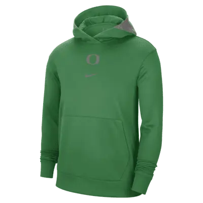 

Худи Nike College Dri-FIT Spotlight (Oregon), цвет Apple Green/Dark Grey Heather/Dark Steel Grey