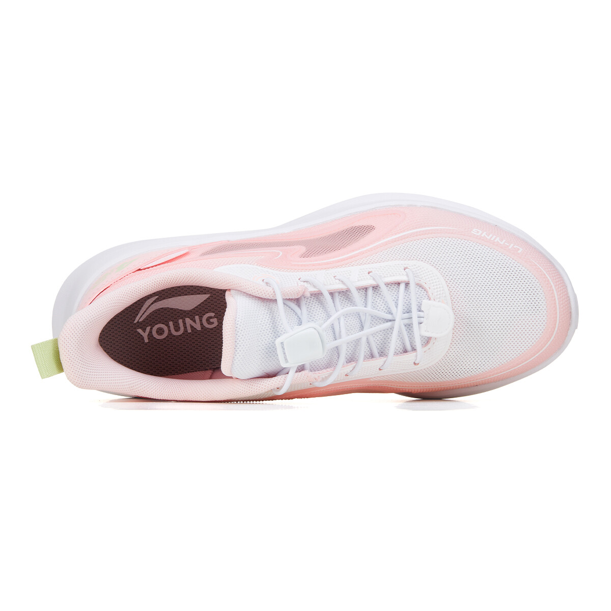 Кроссовки LINING YOUNG Kids Lifestyle Shoes GS Low-top Sweet Apricot Pink/standard White, розовый — фото 4