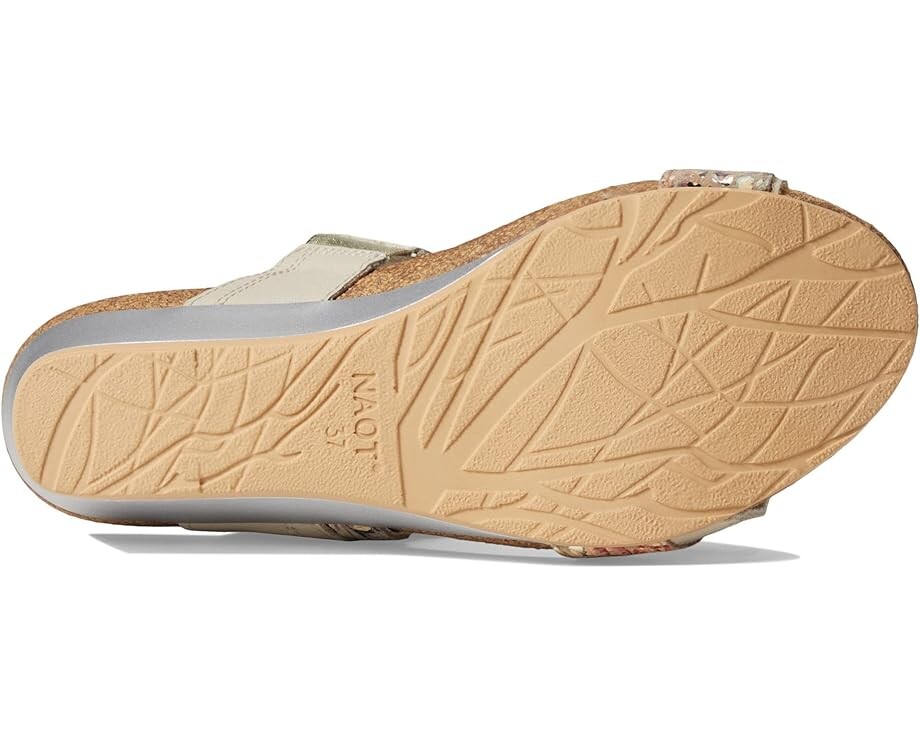 Туфли Naot Royalty, цвет Soft Ivory Leather/Golden Floral Leather — фото 3