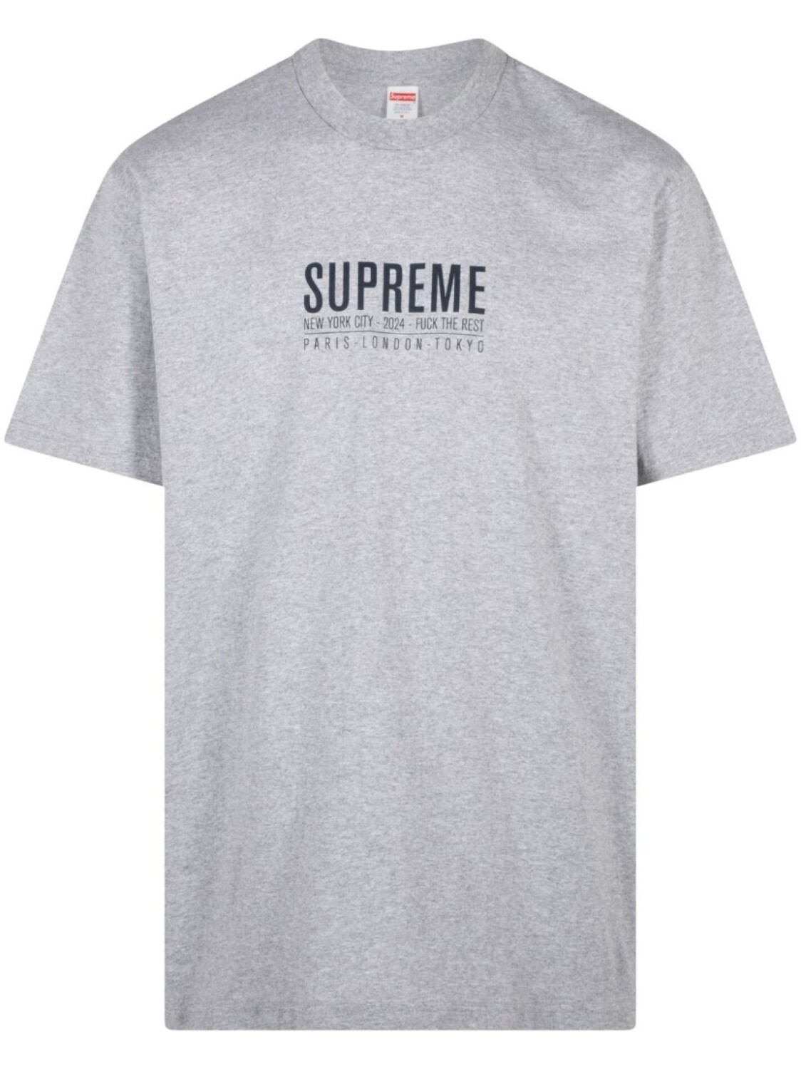 

Парижская футболка Supreme, серый