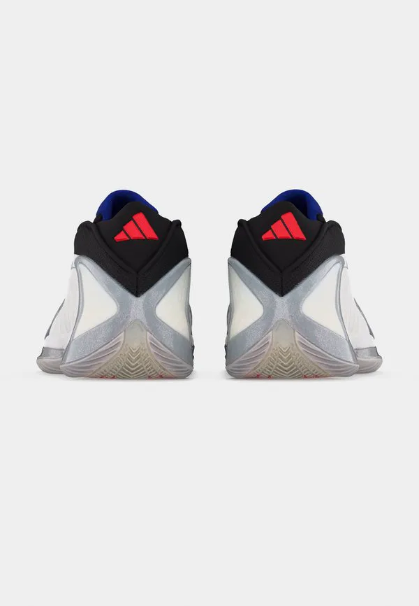 Баскетбольные кроссовки унисекс anthony edwards 2 Adidas Performance, Footwear White/Lucid Red/Silver-Coloured Metallic — фото 4