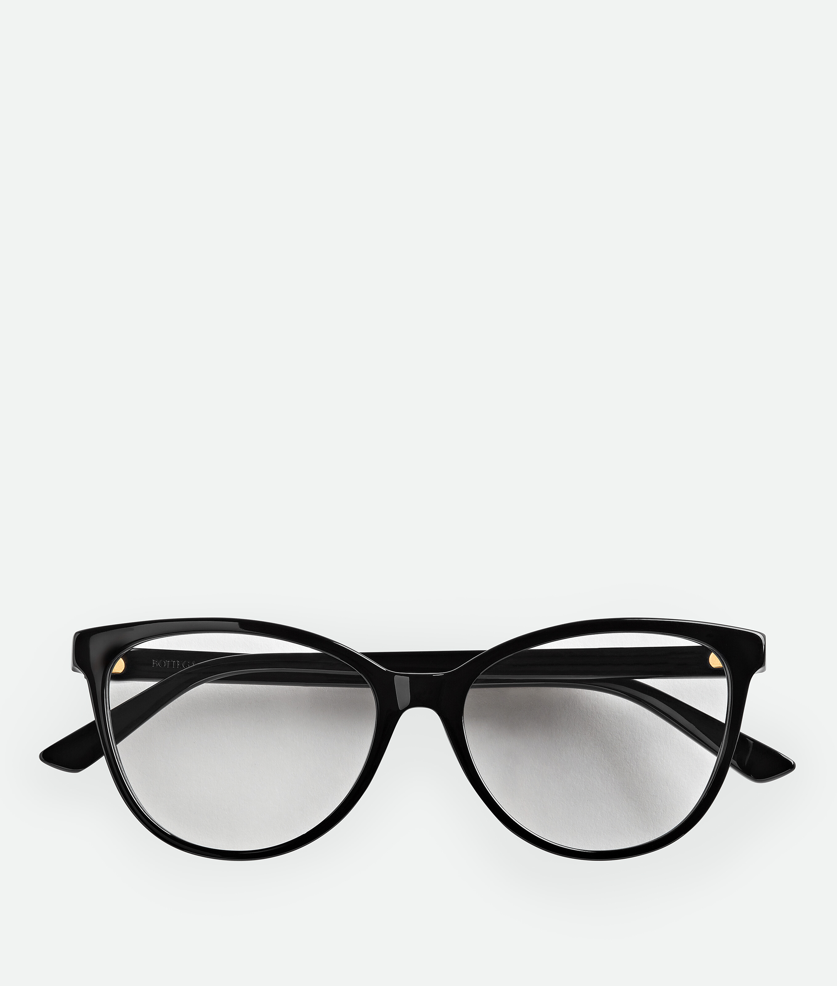 

Classic cat eye eyeglasses BOTTEGA VENETA, черный/прозрачный