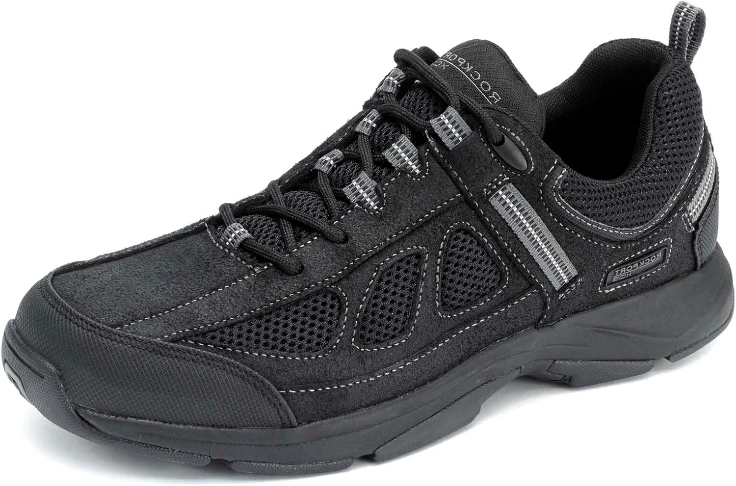 Мужские модные кроссовки Rockport Rock Cove, Black (Black Suede Look)