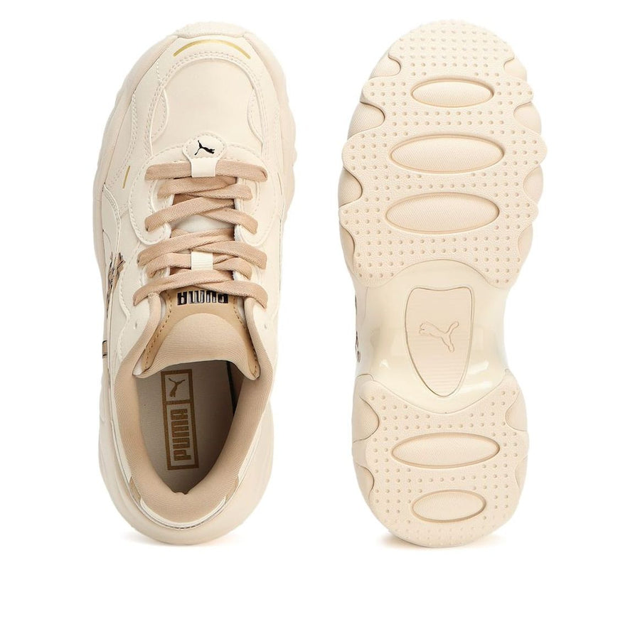 Кроссовки (WMNS) PUMA Pulsar Wedge 'Beige', бежевый — фото 4