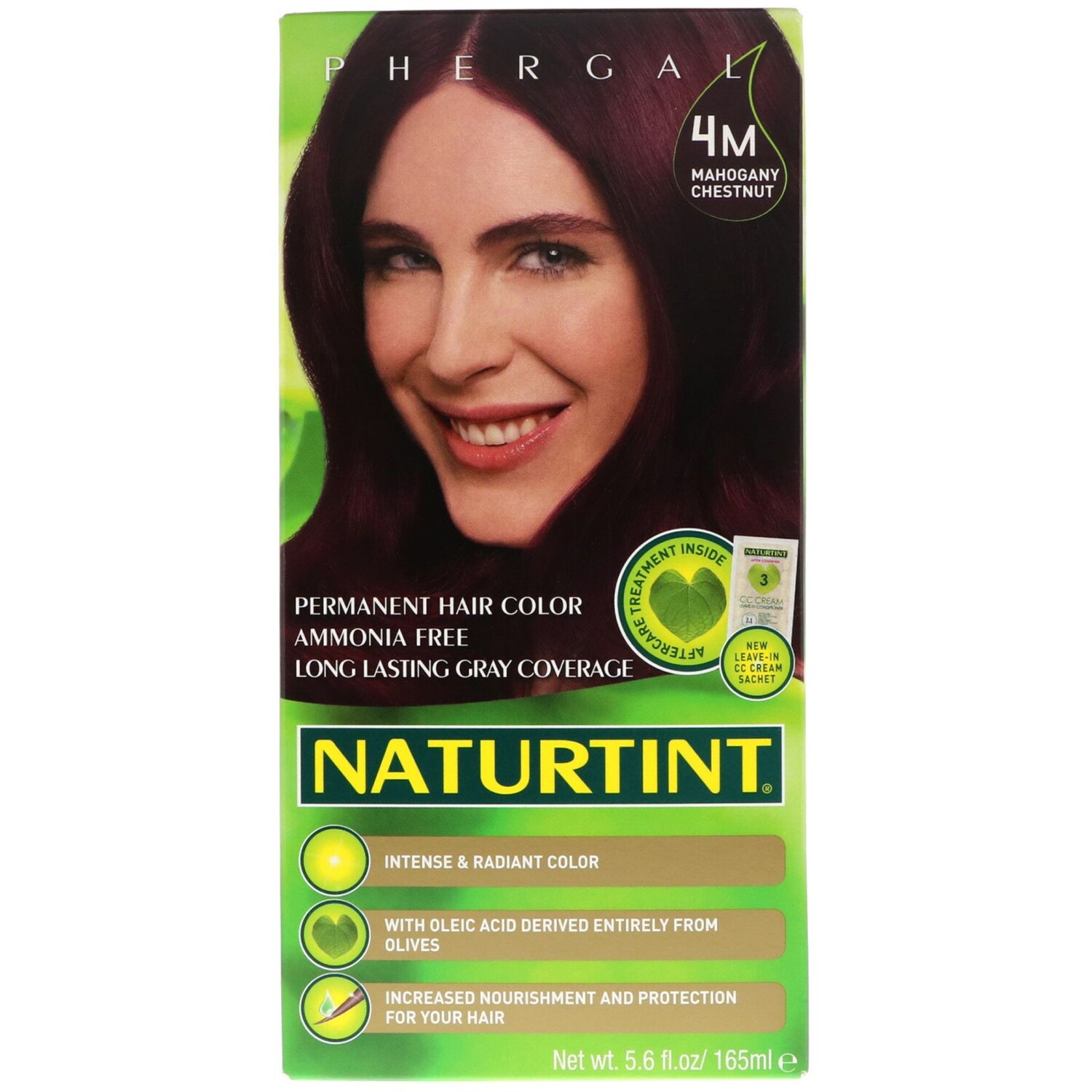 

Naturtint Permanent Hair Colorant 4M Mahogany Chestnut 5.6 fl oz (165 ml)