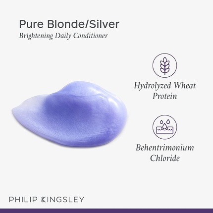 Кондиционер Pure Blonde/Silver Brightening Daily Purple for Blonde Gray Brassy Colored Highlighted Bleached Hair Toner 200ml — фото 3