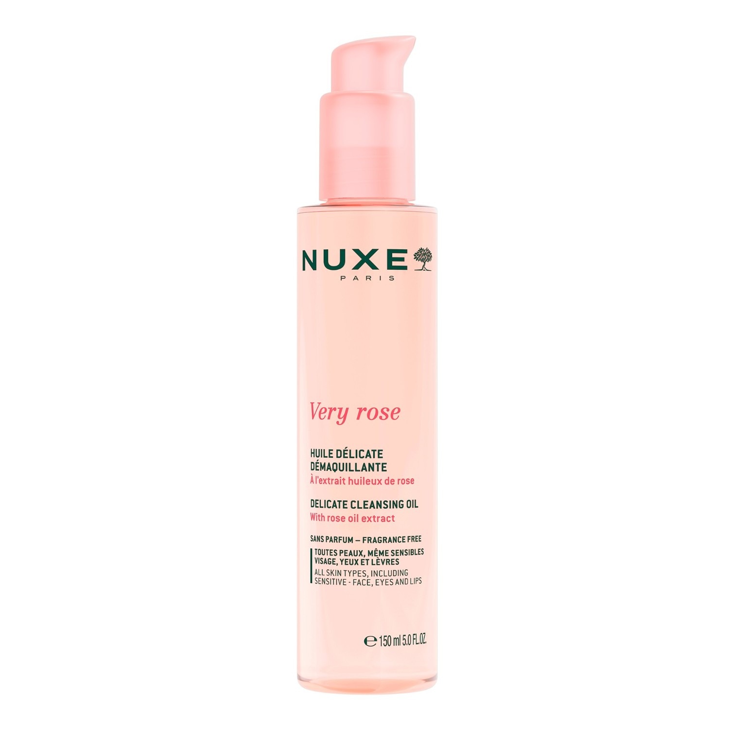 

Масло для лица very rose delicate cleansing oil Nuxe, объем 150 мл