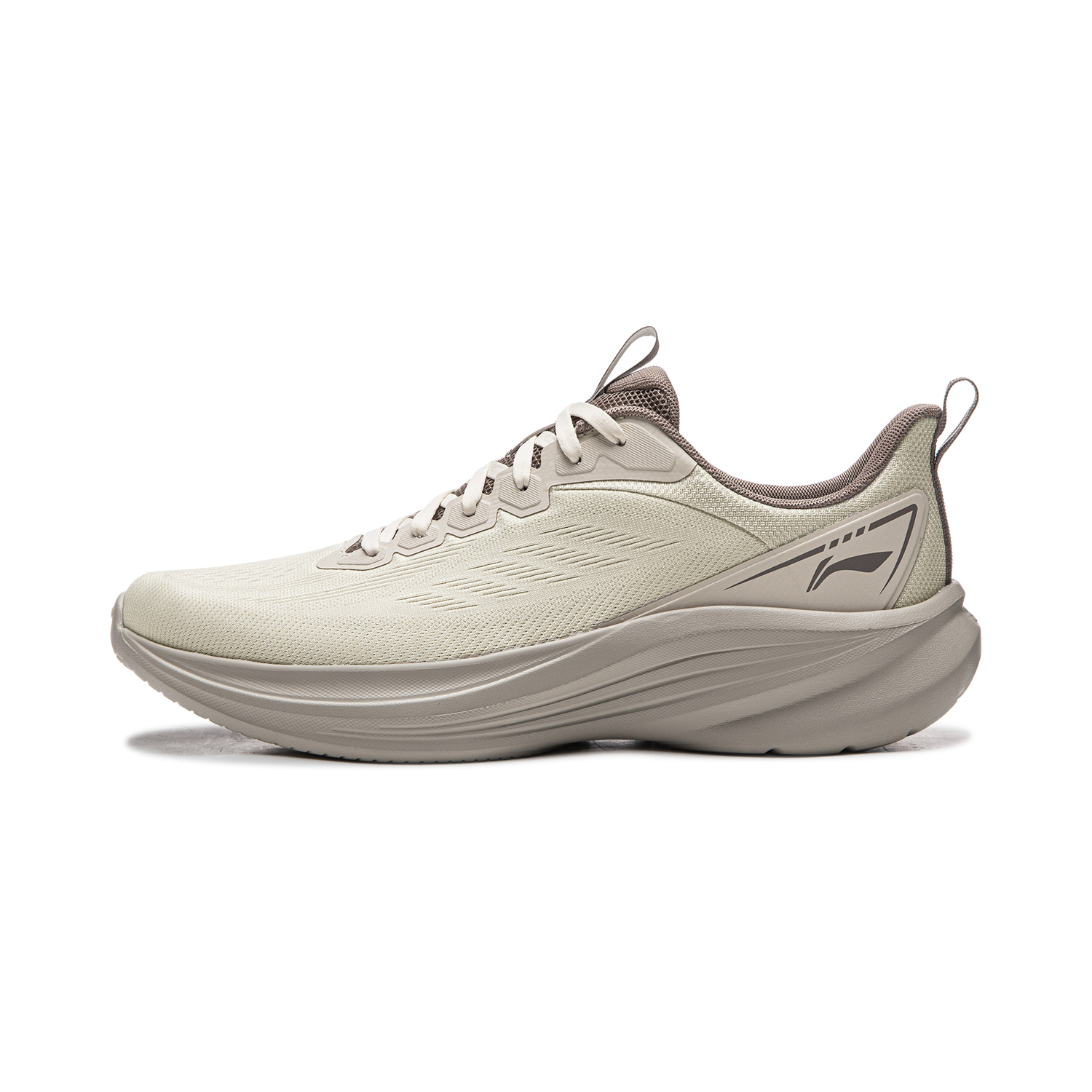 

Li Ning Light Breeze V3 амортизирующие нескользящие износостойкие легкие кроссовки с эффектом отскока Low top для повседневного бега Li-Ning, oat серый/tree серый коричневый