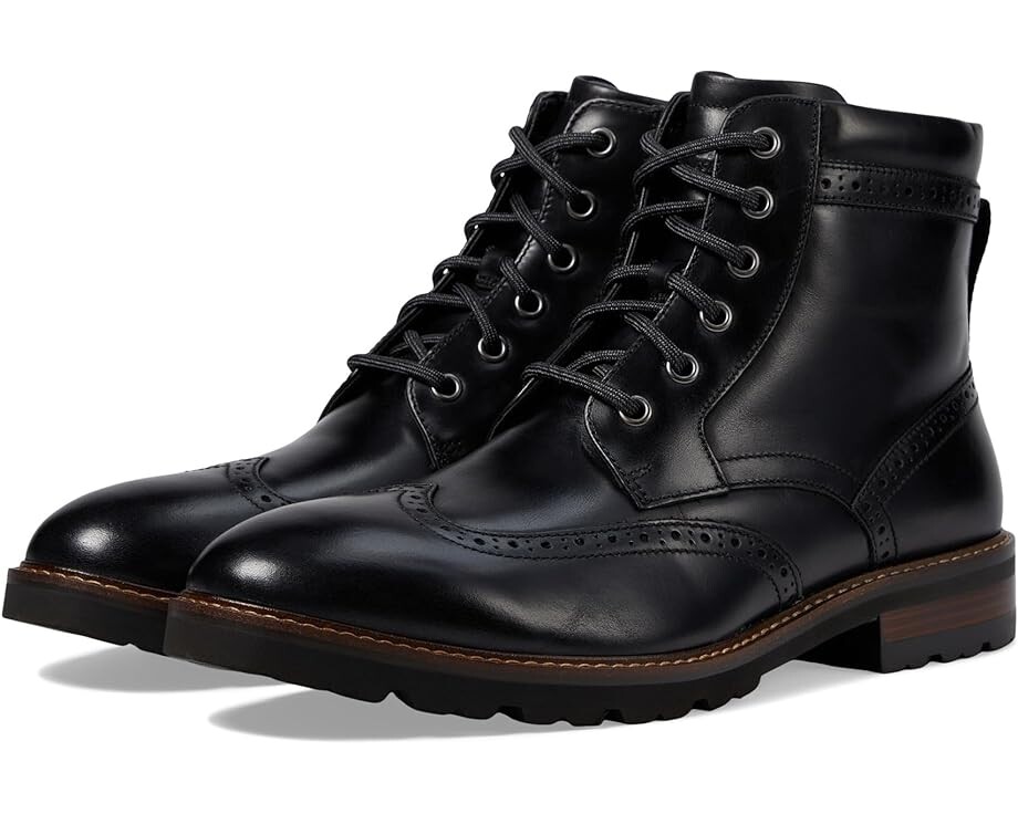 

Ботинки Florsheim Renegade Wing Tip Lace-Up, черный