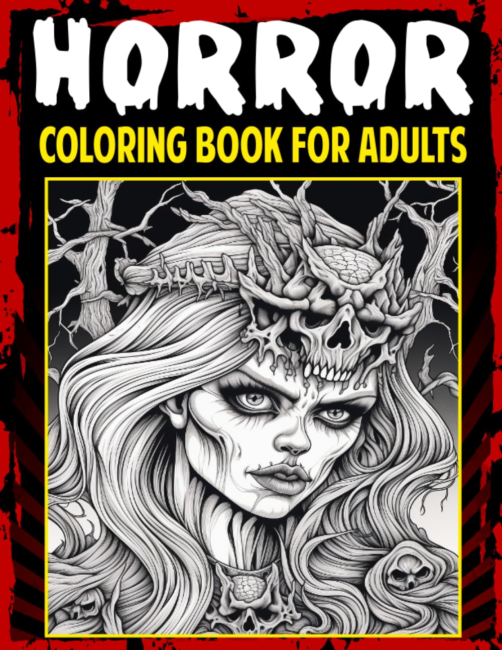 

Horror Coloring Book For Adults: Embark on an Immersive Coloring Journey of Intrigue and Mystery (Independently published)