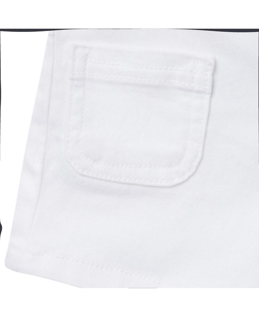 Детские твиловые шорты для девочек, розовые Gerber, White — фото 3