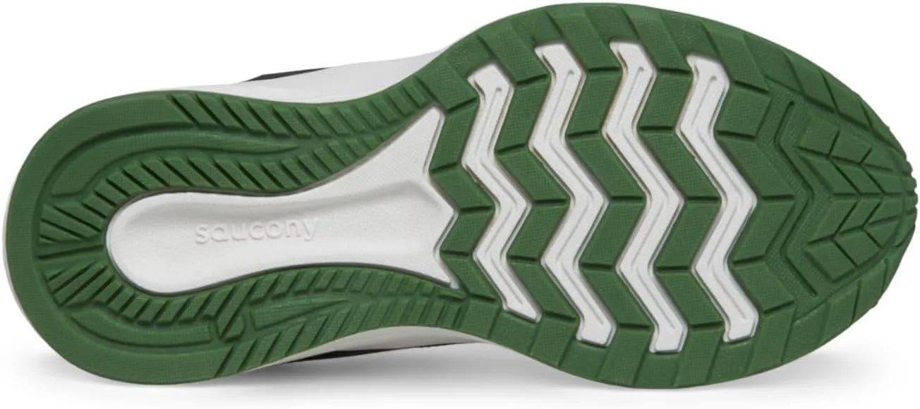 Saucony Детские кроссовки Cohesion для мальчиков и девочек, темно-синий/серый/зеленый — фото 3