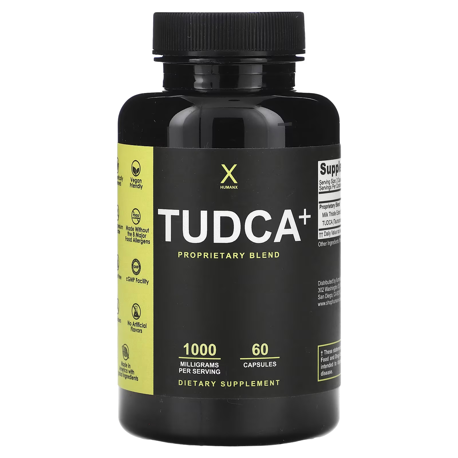 

Добавка Humanx Tudca+ для печени, 60 капсул