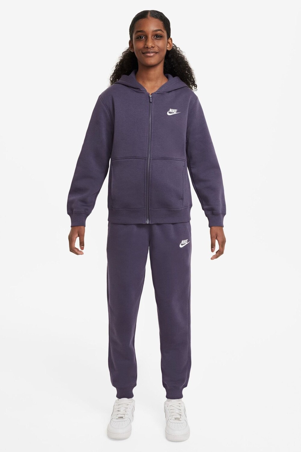 

Клубный флисовый спортивный костюм Nike, фиолетовый