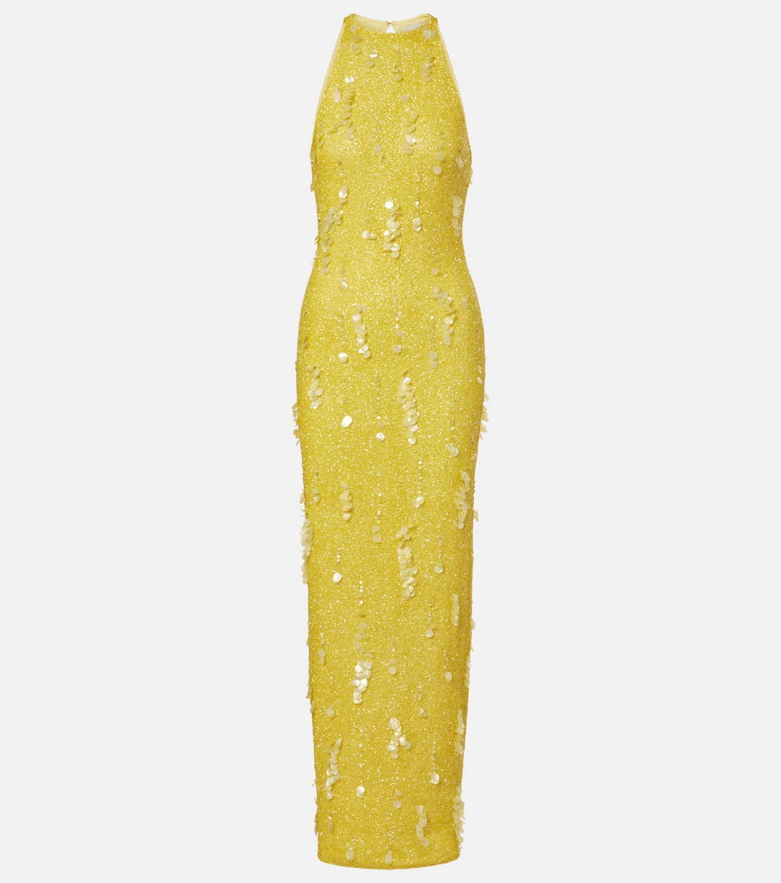 

Платье Мимоза, расшитое бисером и пайетками Clio Peppiatt, Lemon