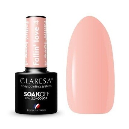 

УФ-лак для ногтей Fallin Love Claresa, 5 мл, 4 шт.