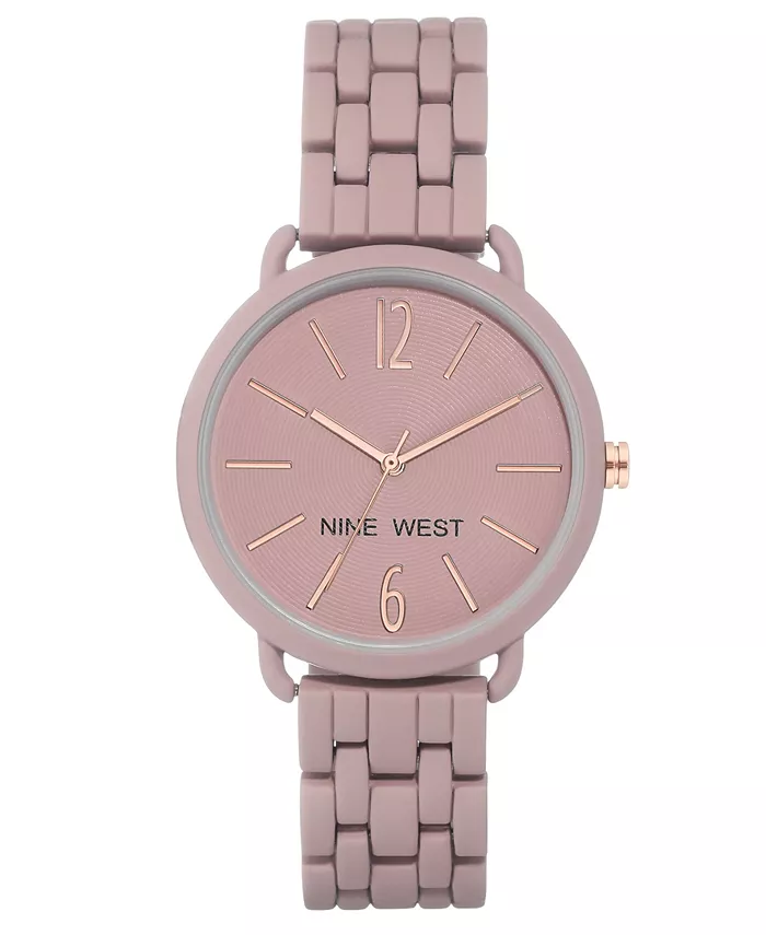 

Женские часы Quartz Purple с браслетом из сплава, 36 мм Nine West