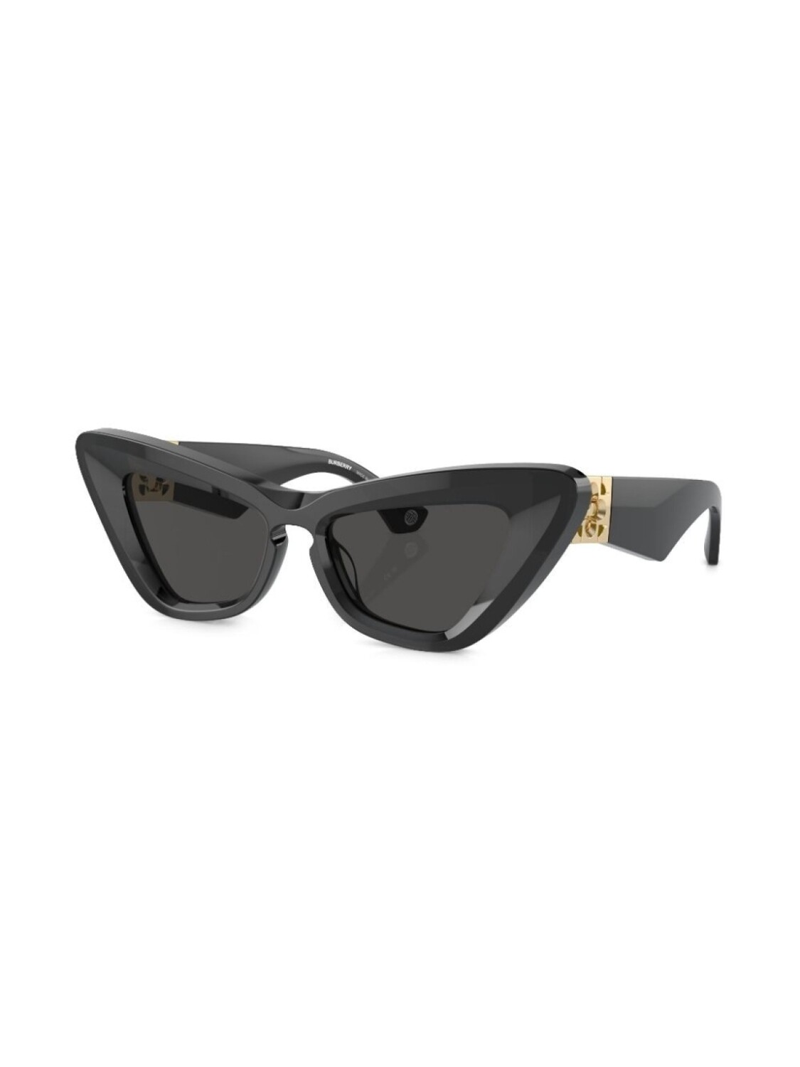 Солнцезащитные очки в оправе 'кошачий глаз' с монограммой Burberry Eyewear, серый — фото 2