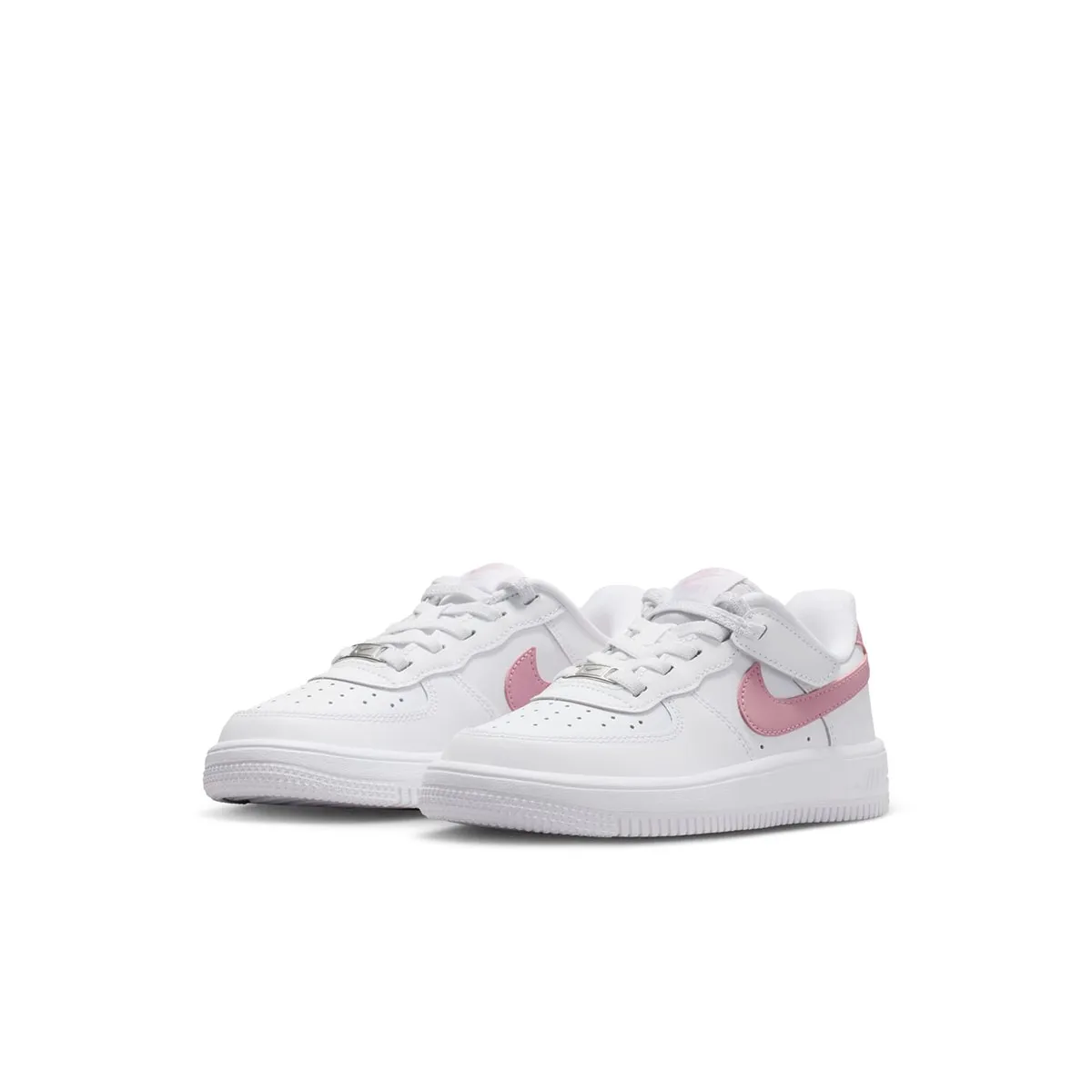 Детские спортивные кроссовки повседневные для мальчиков FORCE 1 LOW EASYON (PS) Nike, белый — фото 2