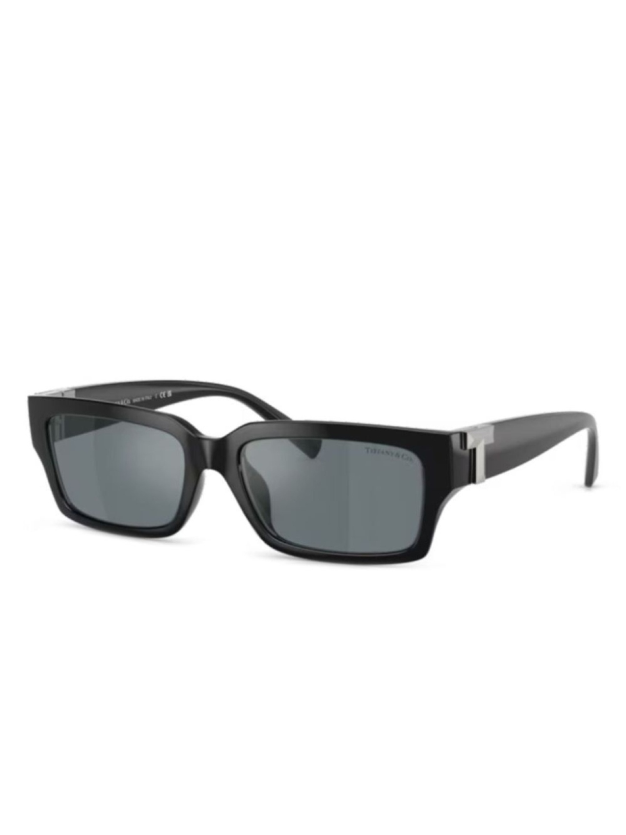 

Tiffany & Co Eyewear солнцезащитные очки в прямоугольной оправе, черный