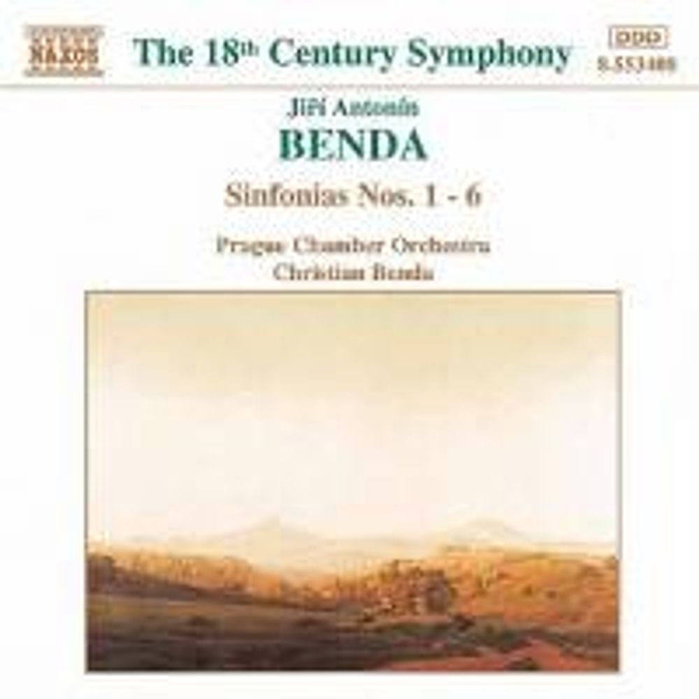 

Диск CD Benda J.A.: Sinfonias Nos. 1-6 - Jiri Antonin Benda, Christian Benda, Prague Chamber Orchestra