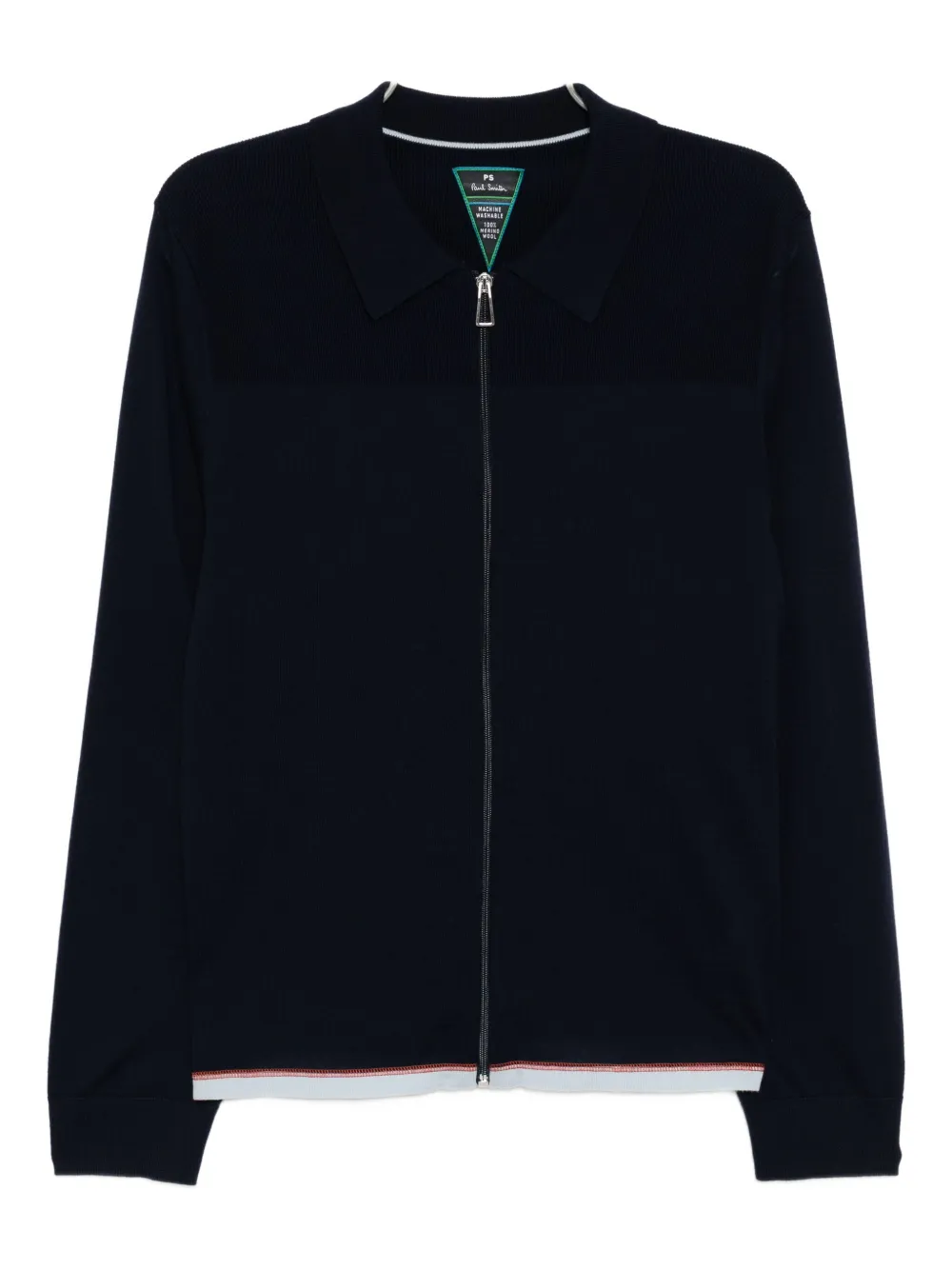 

Кардиган из мериносовой шерсти с застежкой-молнией PS Paul Smith, синий