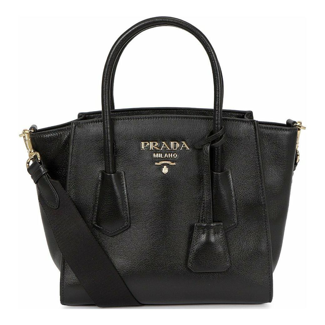 

PRADA Сумка через плечо из коровьей кожи, женская, черная
