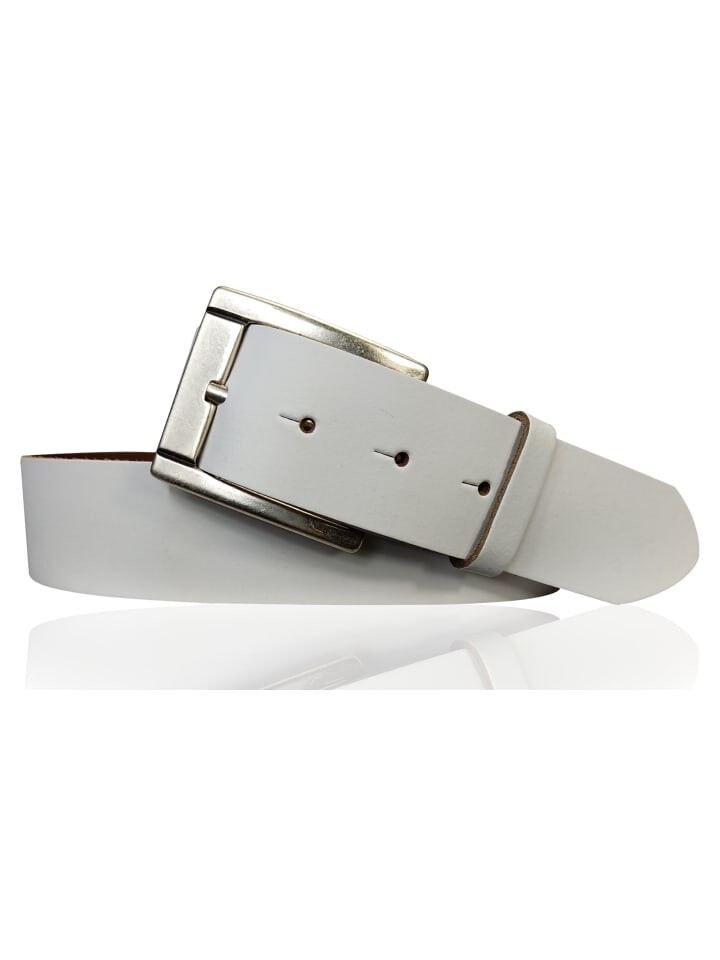 

Ремень FRONHOFER Ledergürtel 4cm, белый