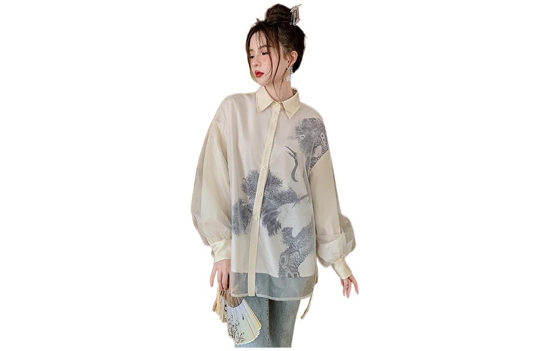 

Женская рубашка JK&JS, светло-желтый