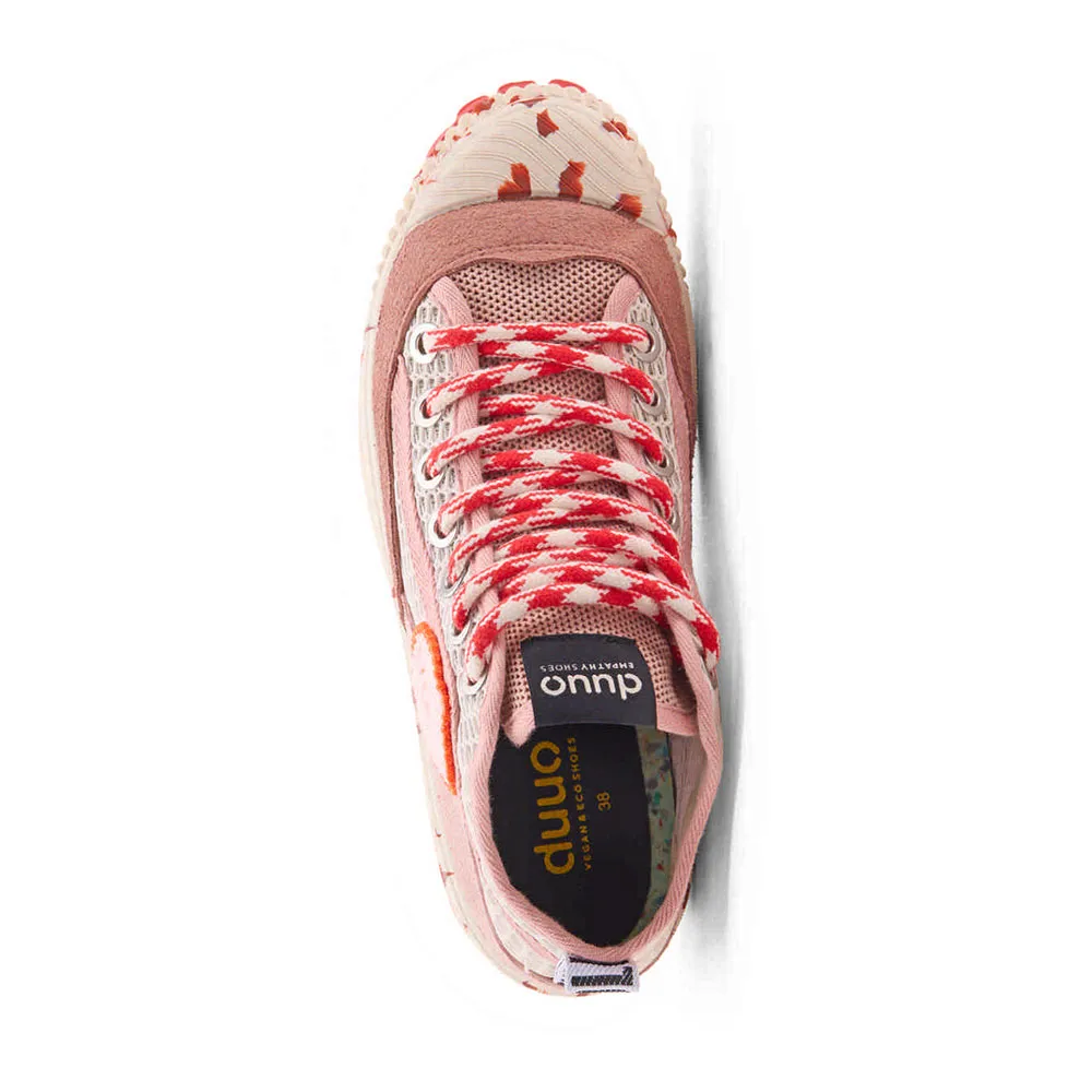 Кроссовки Duuo Shoes Col Cover Folck Plus 96, розовый — фото 4