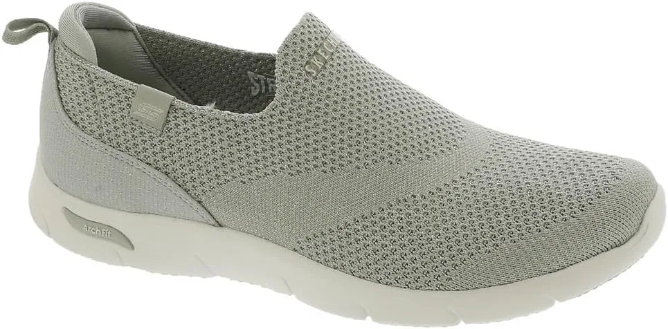 Мужские кроссовки Skechers Gowalk 6 - эластичные спортивные кроссовки без шнурков для бега и ходьбы, зеленый