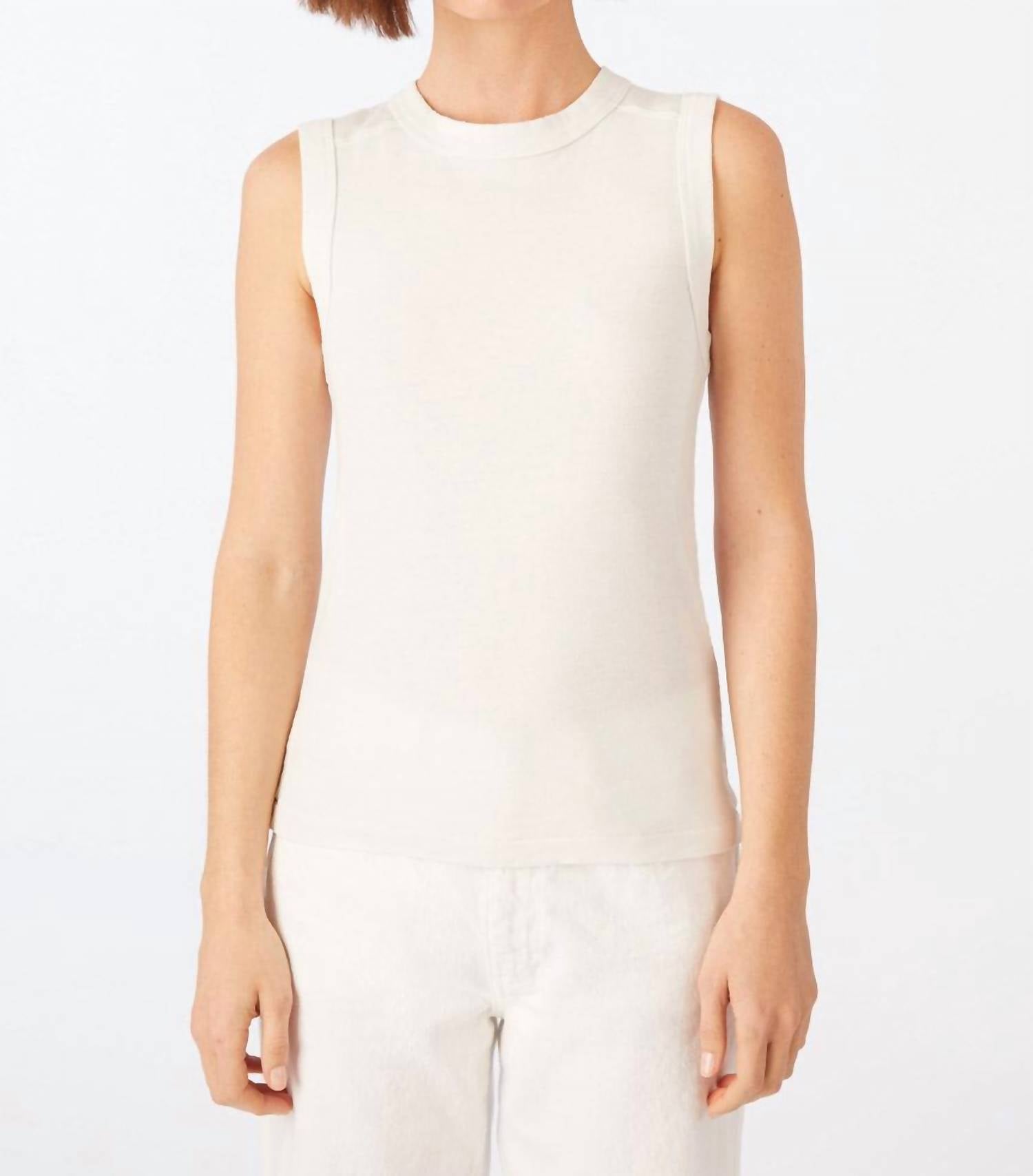 

Топ-топ Penny Tank Top в цвете Eggshell AMO