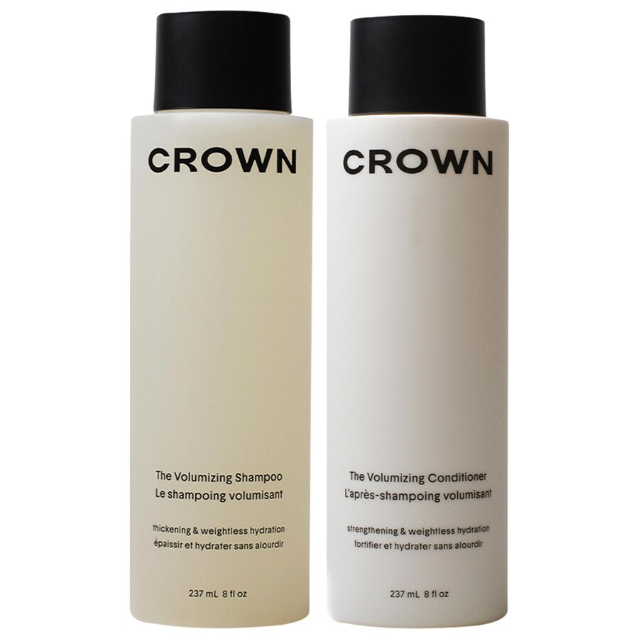 

Шампунь и кондиционер для придания объема жирным и безжизненным волосам. Crown Affair