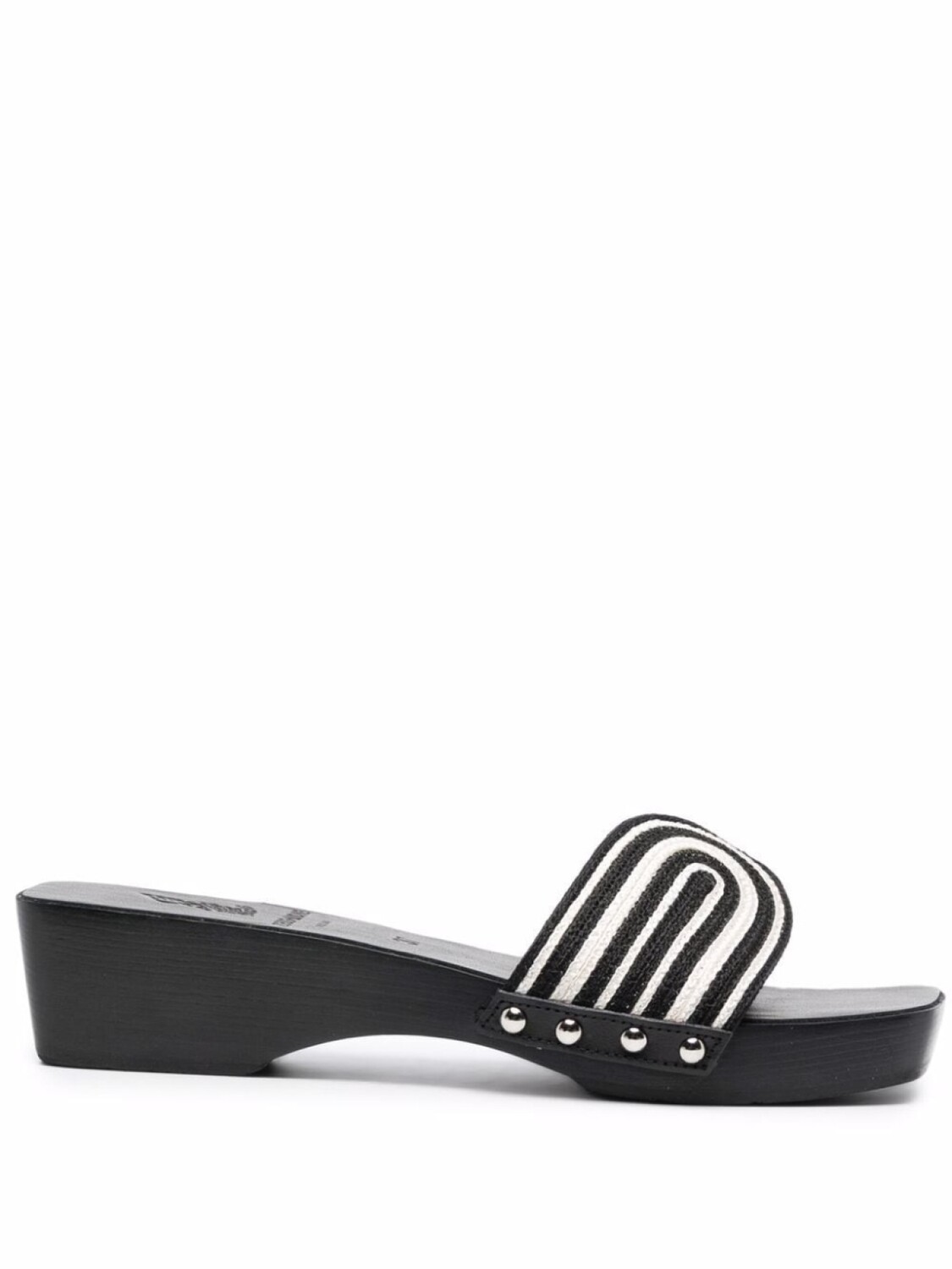 Ancient Greek Sandals клоги с узором, черный