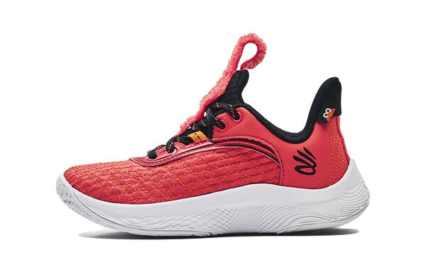 Кроссовки sesame street x curry flow 9 'street pack - elmo' Under Armour, красный — фото 2