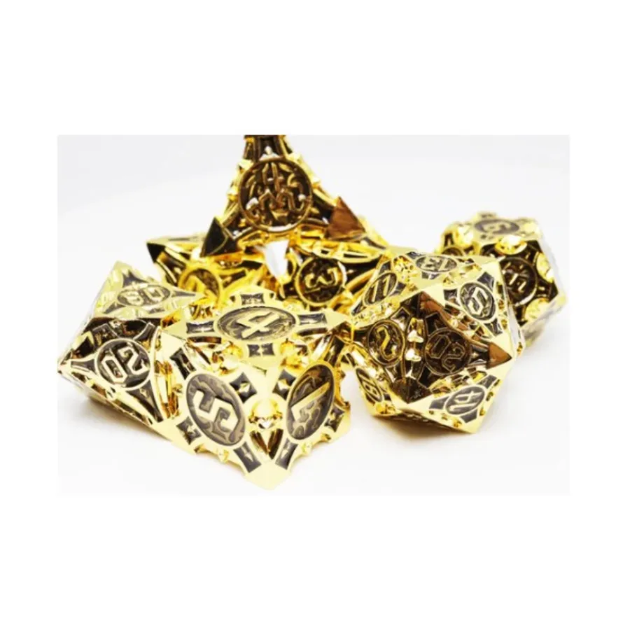 

Набор Arrow Poly - Imperial Golden (7), Dice Sets - Metal (Foam Brain Games)