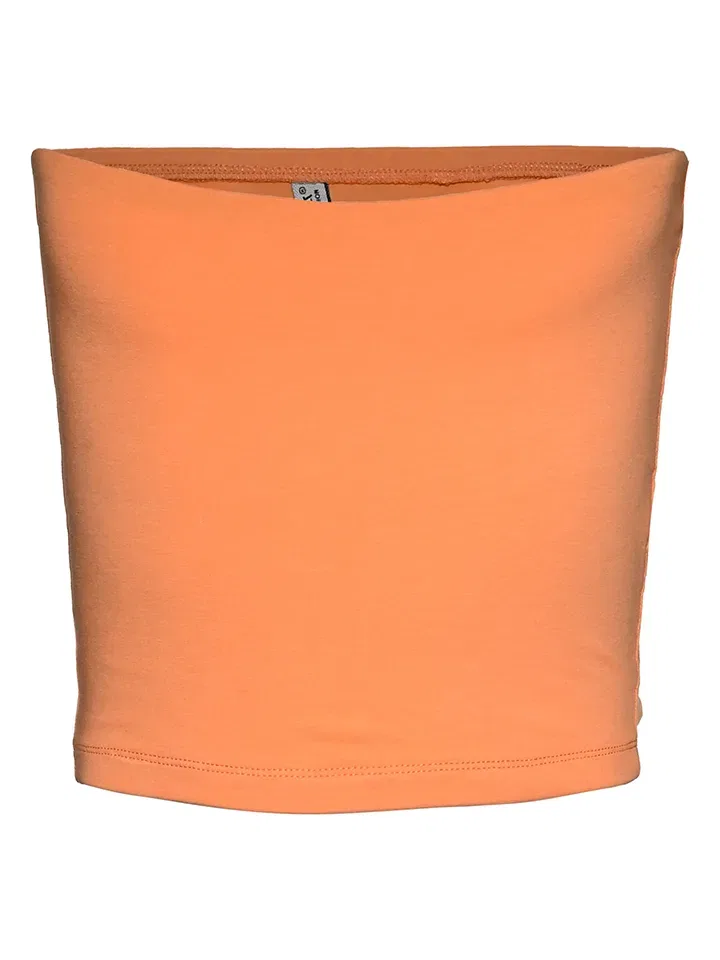 Топ бандо без бретелек, Orange, Blue Effect