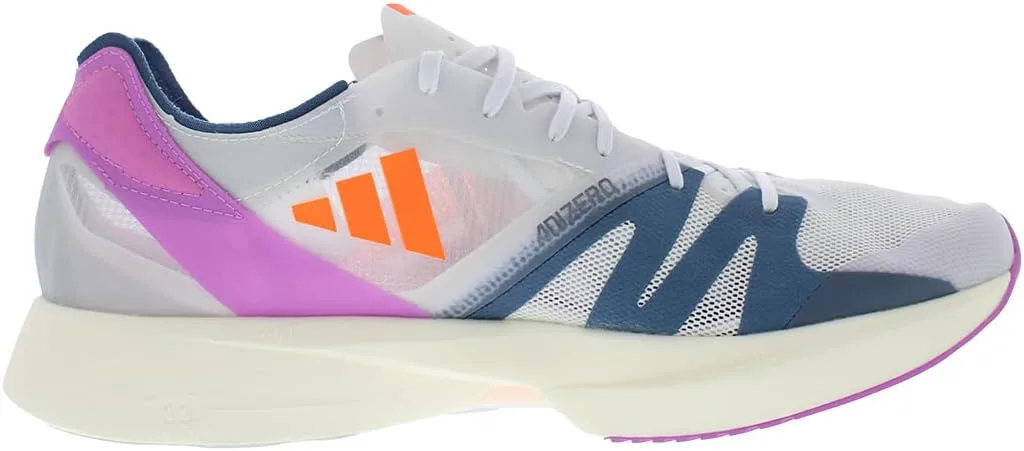Беговые кроссовки Adidas для мужчин Adizero Takumi Sen 9, серый/оранжевый/сиреневый/мультиколор/красный — фото 3