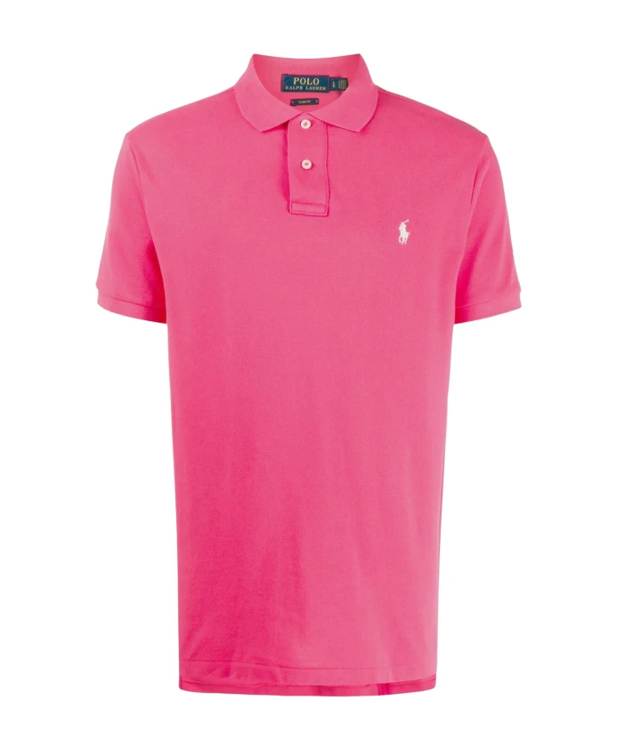 

Повседневная рубашка с коротким рукавом и логотипом Polo Ralph Lauren, розовый