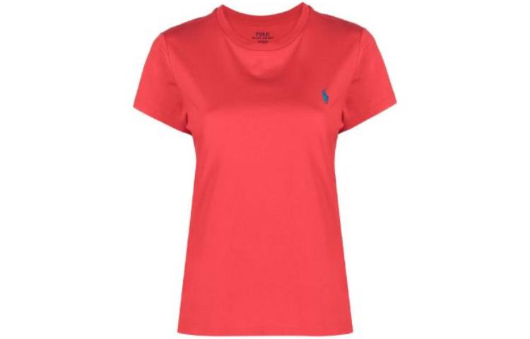 Футболка женская красная Polo Ralph Lauren — фото 2
