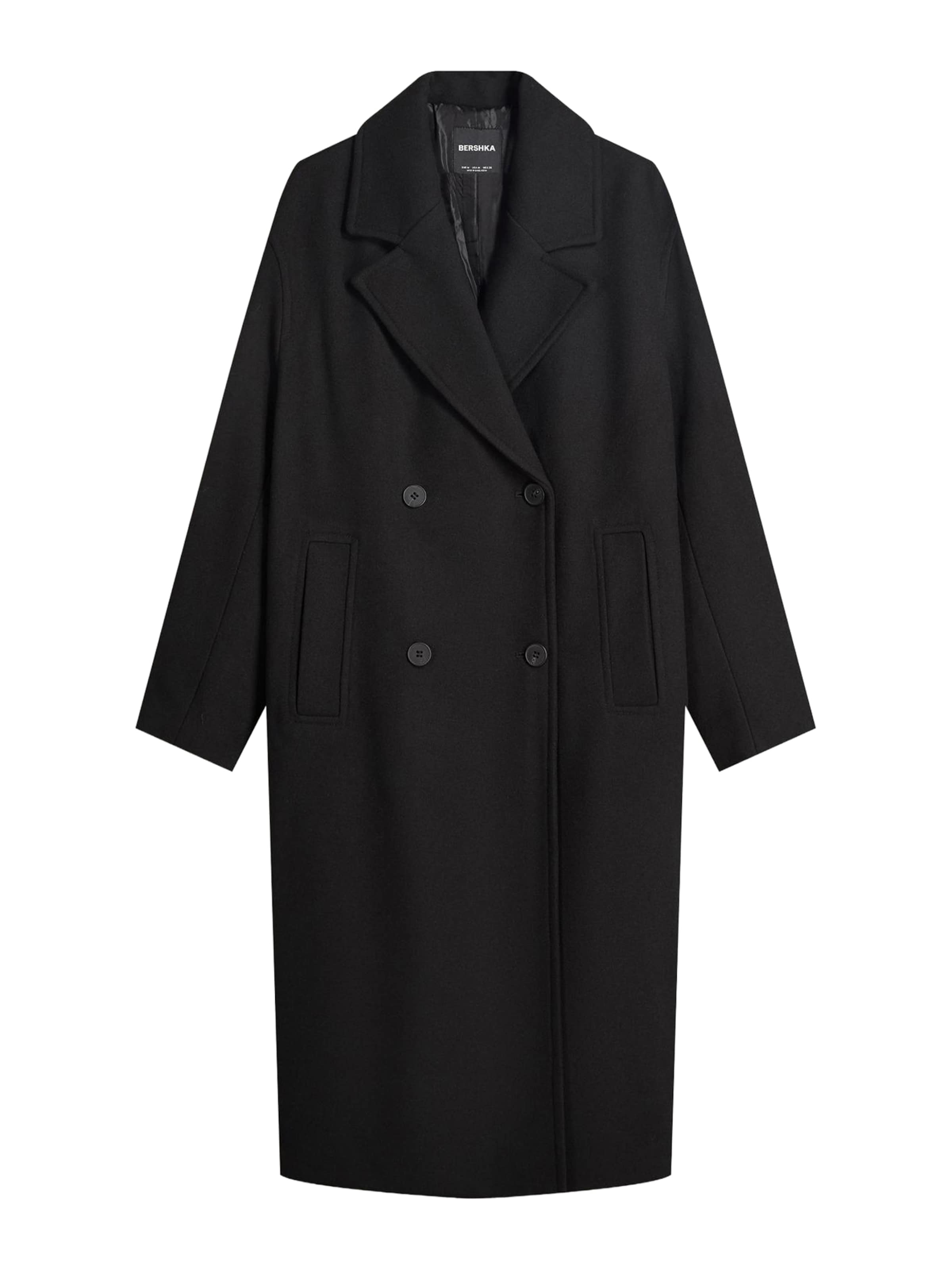 

Bershka Куртка для межсезонья в черном цвете